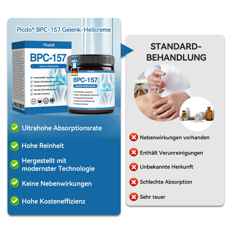 𝖯𝗂𝖼𝗱𝗼®🍁💖 BPC-157 Gelenkheilcreme🦴Behandelt Arthritis, Neuropathie, Rheuma, Sportverletzungen & mehr👍